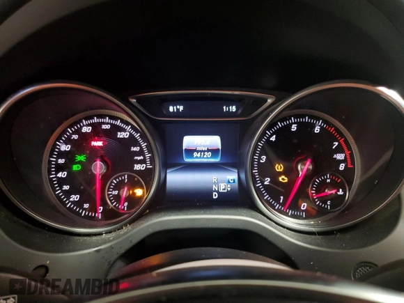 2018 Mercedes-Benz CLA 250 with VIN WDDSJ4EB2JN517818, listed as a Copart auction lot 63751725 with 94,120 mi miles and Clean title. Bid and sale history available at DreamBid. Image 9.