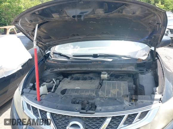 2012 Nissan Murano SL with VIN JN8AZ1MU7CW102026, listed as a IAAI auction lot 42152356 with 264,736 mi miles and . Bid and sale history available at carsss.com. Image 10.