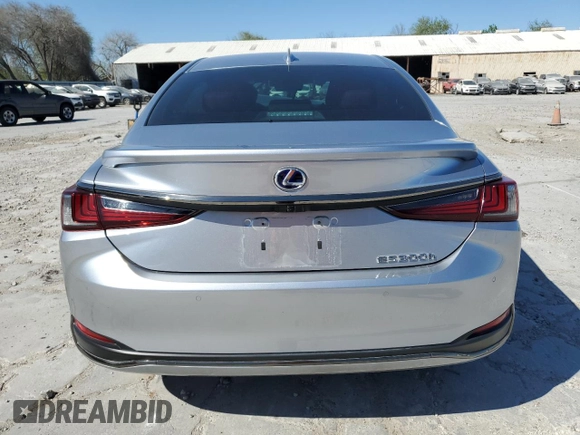 2022 Lexus ES 300h F Sport with VIN 58AGA1C1XNU015664, listed as a Copart auction lot 48647905 with 24,173 mi miles and Salvage title. Bid and sale history available at DreamBid. Image 6.