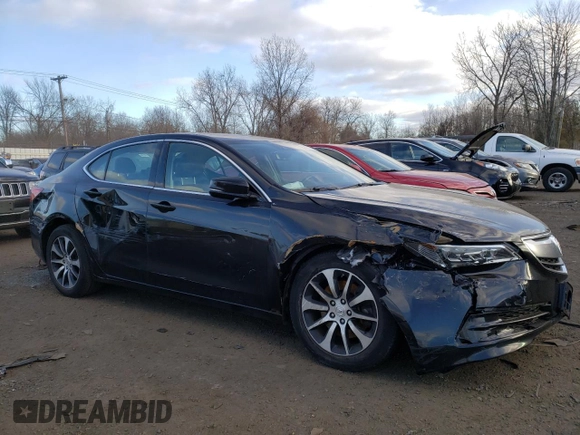 2017 Acura TLX w/Technology Pkg with VIN 19UUB1F54HA001731, listed as a Copart auction lot 88278215 with 104,163 mi miles and Salvage Title. Bid and sale history available at carsss.com. Image 4.