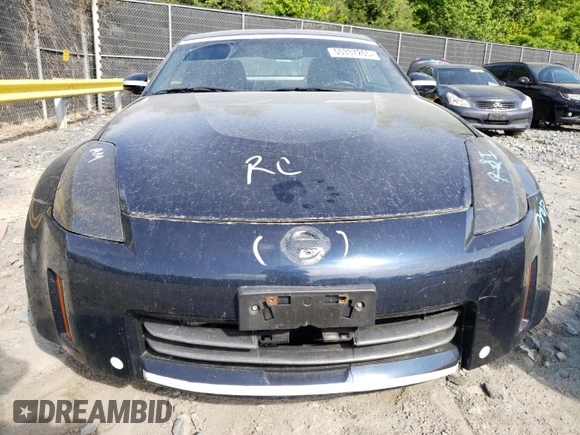 2008 Nissan 350Z Nismo z VIN JN1BZ34E48M751826, wystawiony jako Copart lot #55337265 z przebiegiem 188 638 mil mil oraz Szkoda całkowita • Salvage title. Historia ofert i sprzedaży dostępna na DreamBid. Obrazek 5.