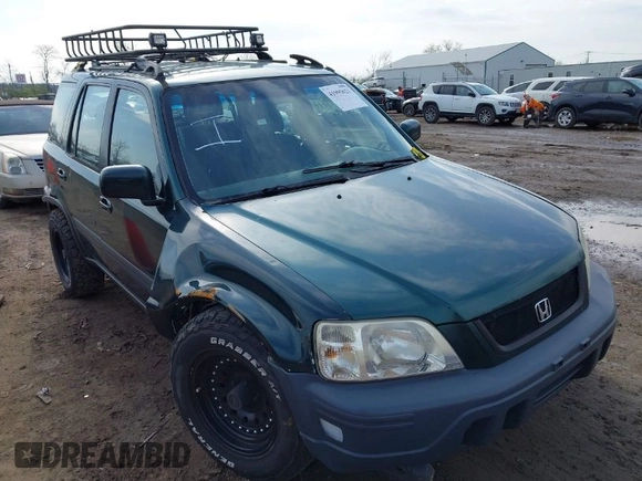 2000 Honda CR-V EX with VIN JHLRD1865YC029209, listed as a IAAI auction lot 41995621 with 172,505 mi miles. Bid and sale history available at carsss.com. Image 1.
