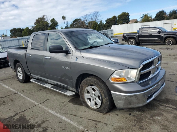 2010 Dodge Ram 1500 ST with VIN 1D7RB1CP9AS115420, listed as a Copart auction lot 44579735 with 190,165 mi miles and Salvage Title. Bid and sale history available at carsss.com. Image 4.