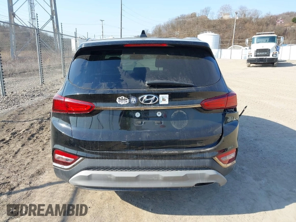 2019 Hyundai Santa Fe SEL with VIN 5NMS3CAD0KH058762, listed as a IAAI auction lot 41775703 with 49,755 mi miles. Bid and sale history available at carsss.com. Image 17.