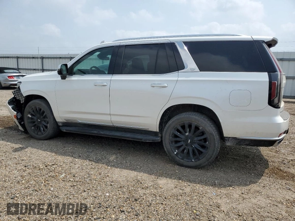 2021 Cadillac Escalade Luxury with VIN 1GYS4AKL3MR232470, listed as a Copart auction lot 51305355 with 94,916 mi miles and Salvage title. Bid and sale history available at DreamBid. Image 2.