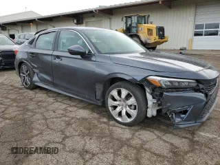 2023 Honda Civic Sedan Touring with VIN 2HGFE1F97PH306496, listed as a Copart auction lot 50298305 with 0 mi miles and Clean Title. Bid and sale history available at carsss.com. Image 4.