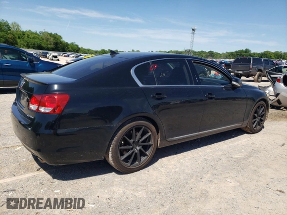 2008 Lexus GS 350 with VIN JTHBE96S080029466, listed as a Copart auction lot 53153785 with 246,157 mi miles and Clean Title. Bid and sale history available at carsss.com. Image 3.