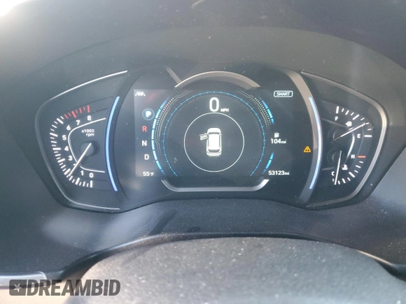 2019 Hyundai Santa Fe Ultimate with VIN 5NMS5CAA2KH059265, listed as a Copart auction lot 48357665 with 5,312 mi miles and Salvage Title. Bid and sale history available at carsss.com. Image 9.