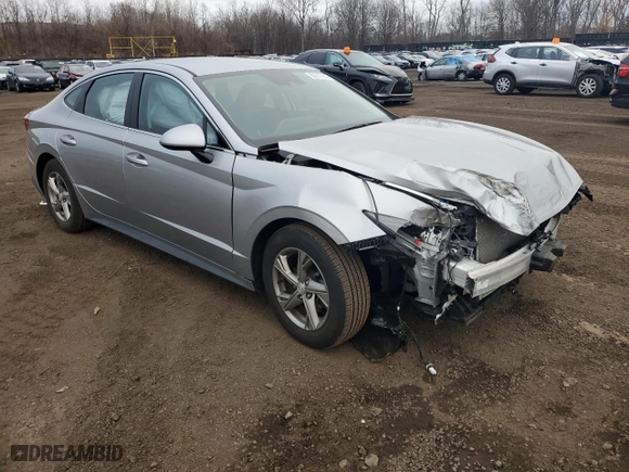2022 Hyundai Sonata SE with VIN 5NPEG4JA0NH133593, listed as a Copart auction lot 50012055 with 40,666 mi miles and Salvage Title. Bid and sale history available at carsss.com. Image 4.