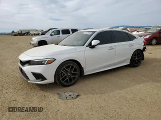 2024 Honda Civic Sedan Touring with VIN 2HGFE1F96RH316536, listed as a Copart auction lot 46878695 with 21,407 mi miles and Salvage Title. Bid and sale history available at carsss.com. Image 1.