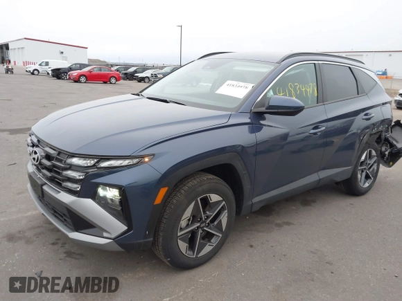 2025 Hyundai Tucson SEL with VIN 5NMJBCDE4SH451263, listed as a IAAI auction lot 41834478 with 3,432 mi miles and . Bid and sale history available at carsss.com. Image 17.
