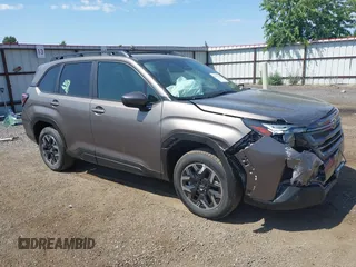 2025 Subaru Forester Premium with VIN JF2SLDDC1SH572986, listed as a IAAI auction lot 42517134 with 313 mi miles and . Bid and sale history available at DreamBid. Image 1.