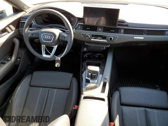 2023 Audi A5 Sportback S line Premium Plus with VIN WAUFACF55PA038546, listed as a Copart auction lot 72981523 with 7,169 mi miles. Bid and sale history available at carsss.com. Image 8.