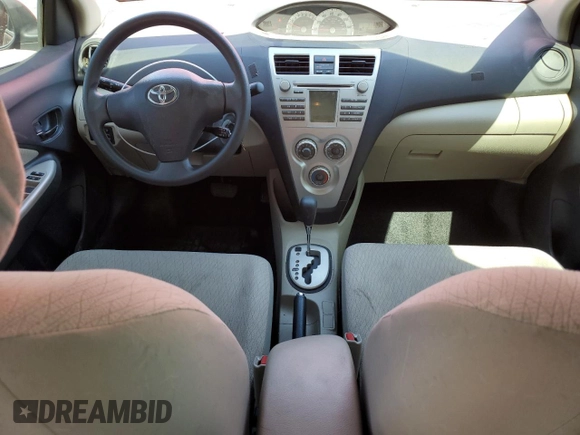 2008 Toyota Yaris with VIN JTDBT923581215441, listed as a Copart auction lot 54022325 with 76,822 mi miles and Salvage Title. Bid and sale history available at DreamBid. Image 8.