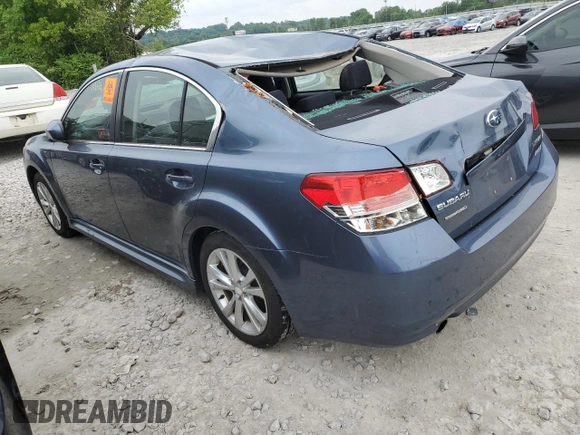 2013 Subaru Legacy Premium with VIN 4S3BMBC62D3048662, listed as a Copart auction lot 58550965 with 108,936 mi miles and Salvage title. Bid and sale history available at DreamBid. Image 2.