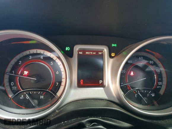 2019 Dodge Journey SE z VIN 3C4PDCBG0KT874921, wystawiony jako Copart lot #43580735 z przebiegiem 88 276 mil mil oraz Szkoda całkowita • Salvage title. Historia ofert i sprzedaży dostępna na DreamBid. Obrazek 9.