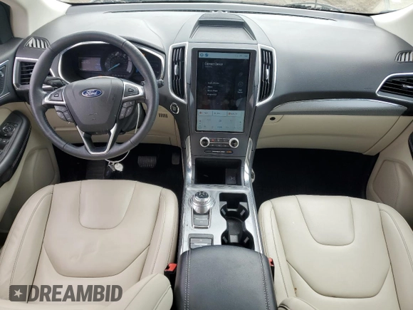 2021 Ford Edge Titanium with VIN 2FMPK4K90MBA34404, listed as a Copart auction lot 61762715 with 45,102 mi miles and Salvage title. Bid and sale history available at DreamBid. Image 8.