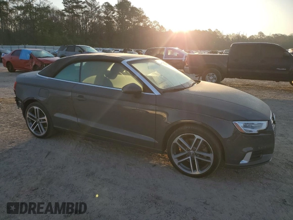 2019 Audi A3 Cabriolet Premium z VIN WAU6ULFF8K1032863, wystawiony jako Copart lot #49091545 z przebiegiem 33 479 mil mil oraz Szkoda całkowita • Salvage title. Historia ofert i sprzedaży dostępna na DreamBid. Obrazek 4.