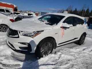 2020 Acura RDX w/A-Spec Pkg with VIN 5J8TC2H69LL803452, listed as a Copart auction lot 88956225 with 120,948 mi miles and Salvage Title. Bid and sale history available at carsss.com. Image 1.
