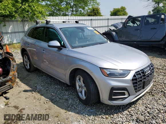 2022 Audi Q5 Premium z VIN WA1ABAFY9N2096248, wystawiony jako Copart lot #59093225 z przebiegiem Nie podano mil oraz Czysty tytuł • Clean title. Historia ofert i sprzedaży dostępna na DreamBid. Obrazek 4.