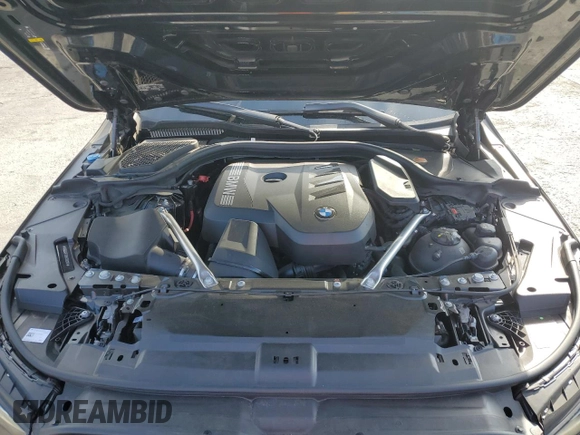 2024 BMW 5 Series 530i with VIN WBA43FJ09RCS15203, listed as a Copart auction lot 42549495 with 22,920 mi miles and Salvage title. Bid and sale history available at DreamBid. Image 11.