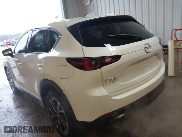 2023 Mazda CX-5 2.5 S Premium Plus Package with VIN JM3KFBEM5P0258952, listed as a IAAI auction lot 41509174 with 24,712 mi miles. Bid and sale history available at carsss.com. Image 3.