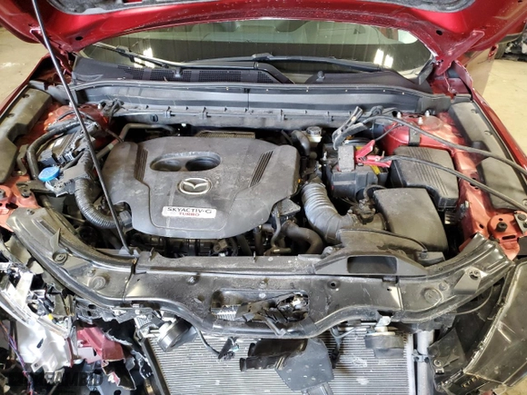 2021 Mazda CX-5 Grand Touring Reserve with VIN JM3KFBAY3M0423448, listed as a Copart auction lot 49158545 with 25,643 mi miles and Salvage Title. Bid and sale history available at carsss.com. Image 12.