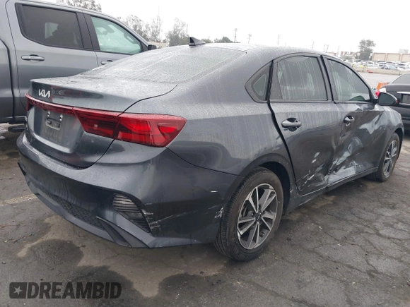 2023 Kia Forte LXS with VIN 3KPF24AD1PE607992, listed as a IAAI auction lot 41867586 with 18,171 mi miles. Bid and sale history available at carsss.com. Image 4.