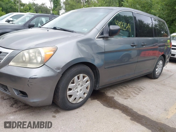 2009 Honda Odyssey LX with VIN 5FNRL38269B043326, listed as a IAAI auction lot 42872714 with 235,087 mi miles and . Bid and sale history available at DreamBid. Image 6.
