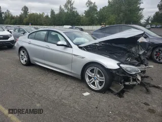 2016 BMW 6 Series 650i xDrive with VIN WBA6D6C51GG387911, listed as a Copart auction lot 72292984 with 0 mi miles and Salvage Title. Bid and sale history available at carsss.com. Image 4.