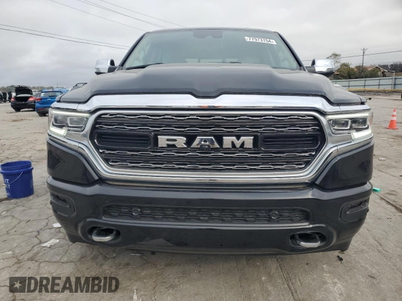2024 Ram 1500 Limited with VIN 1C6SRFHT0RN171404, listed as a Copart auction lot 77973754 with 710 mi miles and Salvage title. Bid and sale history available at DreamBid. Image 5.