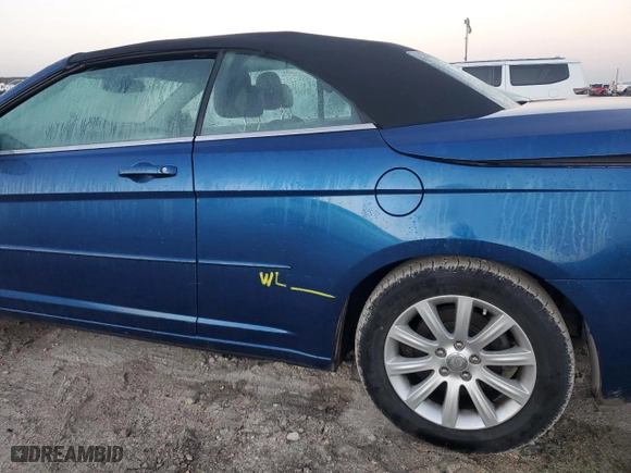 2010 Chrysler Sebring Touring with VIN 1C3BC5ED9AN169113, listed as a Copart auction lot 75358154 with 0 mi miles and Salvage Title. Bid and sale history available at carsss.com. Image 12.