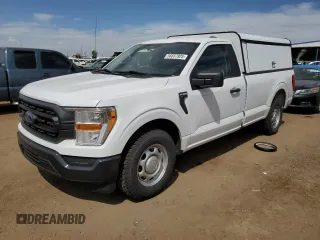 2021 Ford F-150 XL with VIN 1FTMF1CB2MKD46130, listed as a Copart auction lot 56657925 with 160,547 mi miles and Clean title. Bid and sale history available at DreamBid. Image 1.