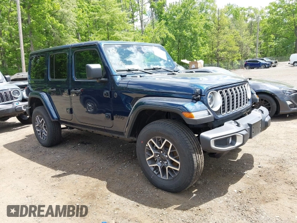 2025 Jeep Wrangler Sahara with VIN 1C4PJXEN0SW526234, listed as a IAAI auction lot 42193898 with Not Provided miles and . Bid and sale history available at DreamBid. Image 1.