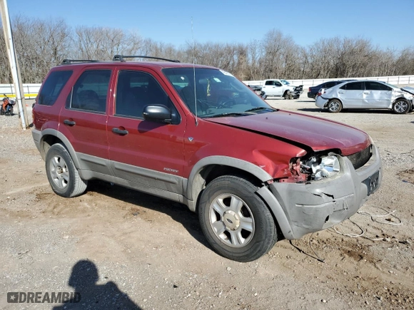 2001 Ford Escape XLT with VIN 1FMYU041X1KF94348, listed as a Copart auction lot 48406245 with 247,338 mi miles and Salvage Title. Bid and sale history available at carsss.com. Image 4.