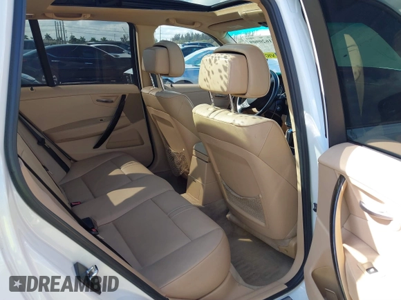 2010 BMW X3 xDrive30i with VIN WBXPC9C47AWJ36653, listed as a IAAI auction lot 41620909 with 126,642 mi miles. Bid and sale history available at carsss.com. Image 8.