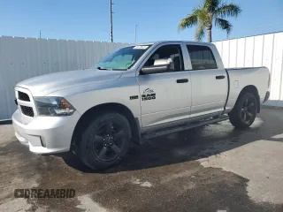 2018 Ram 1500 Tradesman with VIN 1C6RR7KTXJS314166, listed as a Copart auction lot 47051255 with Not provided miles and Salvage title. Bid and sale history available at DreamBid. Image 1.