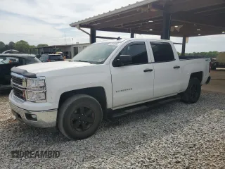 2014 Chevrolet Silverado 1500 LT with VIN 3GCUKREC6EG487968, listed as a Copart auction lot 52538305 with 155,570 mi miles and Salvage Title. Bid and sale history available at DreamBid. Image 1.