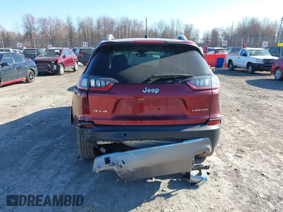 2020 Jeep Cherokee Limited with VIN 1C4PJMDNXLD555396, listed as a IAAI auction lot 41839372 with 36,078 mi miles. Bid and sale history available at carsss.com. Image 16.