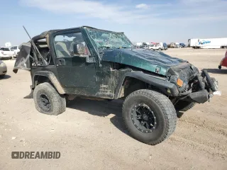 2005 Jeep Wrangler SE with VIN 1J4FA29175P331391, listed as a Copart auction lot 76608824 with 98,268 mi miles and Salvage Title. Bid and sale history available at carsss.com. Image 4.