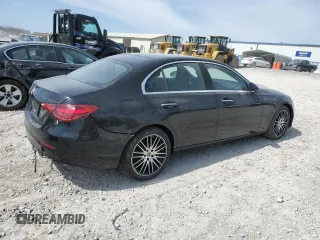 2024 Mercedes-Benz C 300 with VIN W1KAF4GB2RR237847, listed as a Copart auction lot 49126015 with 1,223 mi miles and Salvage Title. Bid and sale history available at DreamBid. Image 3.