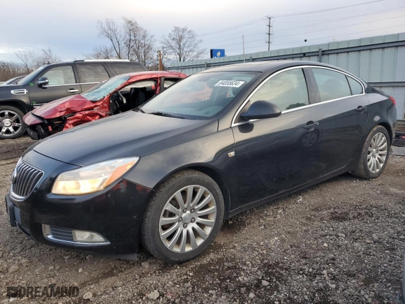 2011 Buick Regal CXL RL5 with VIN W04GT5GC8B1000712, listed as a Copart auction lot 84055634 with 245,303 mi miles and Salvage Title. Bid and sale history available at carsss.com. Image 1.