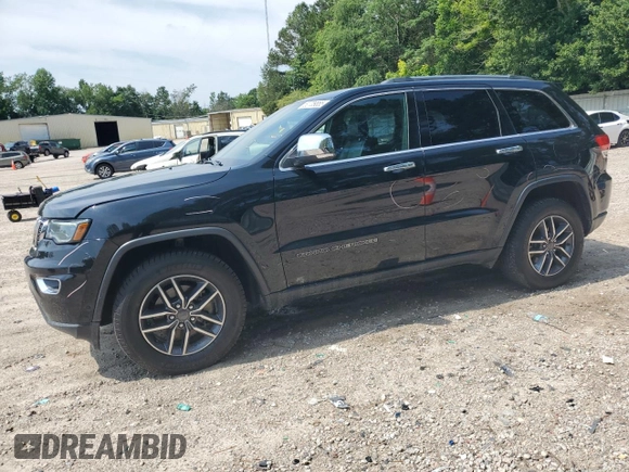 2019 Jeep Grand Cherokee Limited with VIN 1C4RJFBG5KC640076, listed as a Copart auction lot 60709855 with 150,636 mi miles and Salvage title. Bid and sale history available at DreamBid. Image 1.