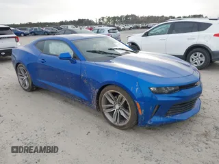 2018 Chevrolet Camaro 1LT with VIN 1G1FB1RS1J0153589, listed as a IAAI auction lot 41473770 with 157,187 mi miles. Bid and sale history available at carsss.com. Image 1.