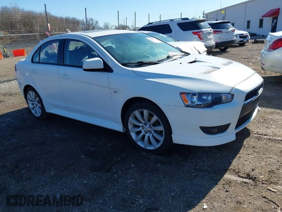 2011 Mitsubishi Lancer GTS with VIN JA32U8FW3BU030708, listed as a IAAI auction lot 41826170 with 213,889 mi miles. Bid and sale history available at carsss.com. Image 1.
