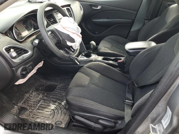 2015 Dodge Dart SXT with VIN 1C3CDFBB8FD222570, listed as a Copart auction lot 46621535 with 158,240 mi miles and Salvage Title. Bid and sale history available at carsss.com. Image 7.