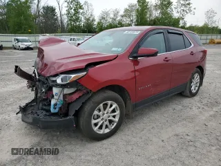 2018 Chevrolet Equinox LT z VIN 2GNAXJEV0J6290265, wystawiony jako Copart lot #60723875 z przebiegiem 110 524 mil mil oraz Szkoda całkowita • Salvage title. Historia ofert i sprzedaży dostępna na DreamBid. Obrazek 1.