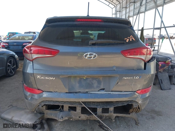 2017 Hyundai Tucson Value with VIN KM8J33A23HU472898, listed as a IAAI auction lot 41634205 with 81,690 mi miles. Bid and sale history available at carsss.com. Image 17.