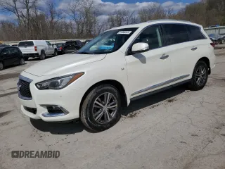 2017 Infiniti QX60 with VIN 5N1DL0MM3HC529700, listed as a Copart auction lot 51986055 with 102,226 mi miles and Salvage Title. Bid and sale history available at carsss.com. Image 1.