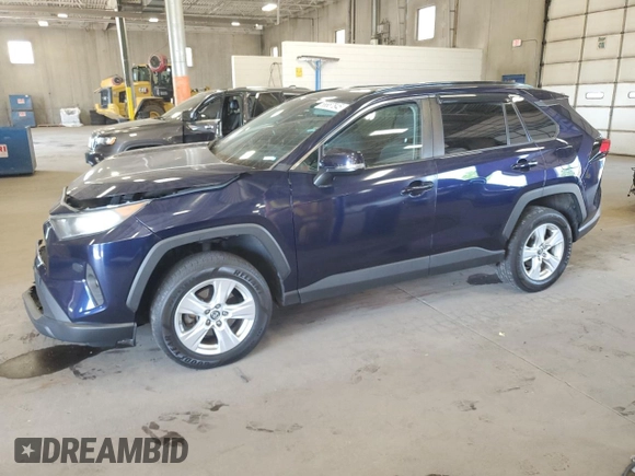 2019 Toyota RAV4 XLE with VIN 2T3P1RFV9KW030373, listed as a Copart auction lot 56887845 with 131,835 mi miles and Salvage title. Bid and sale history available at DreamBid. Image 1.